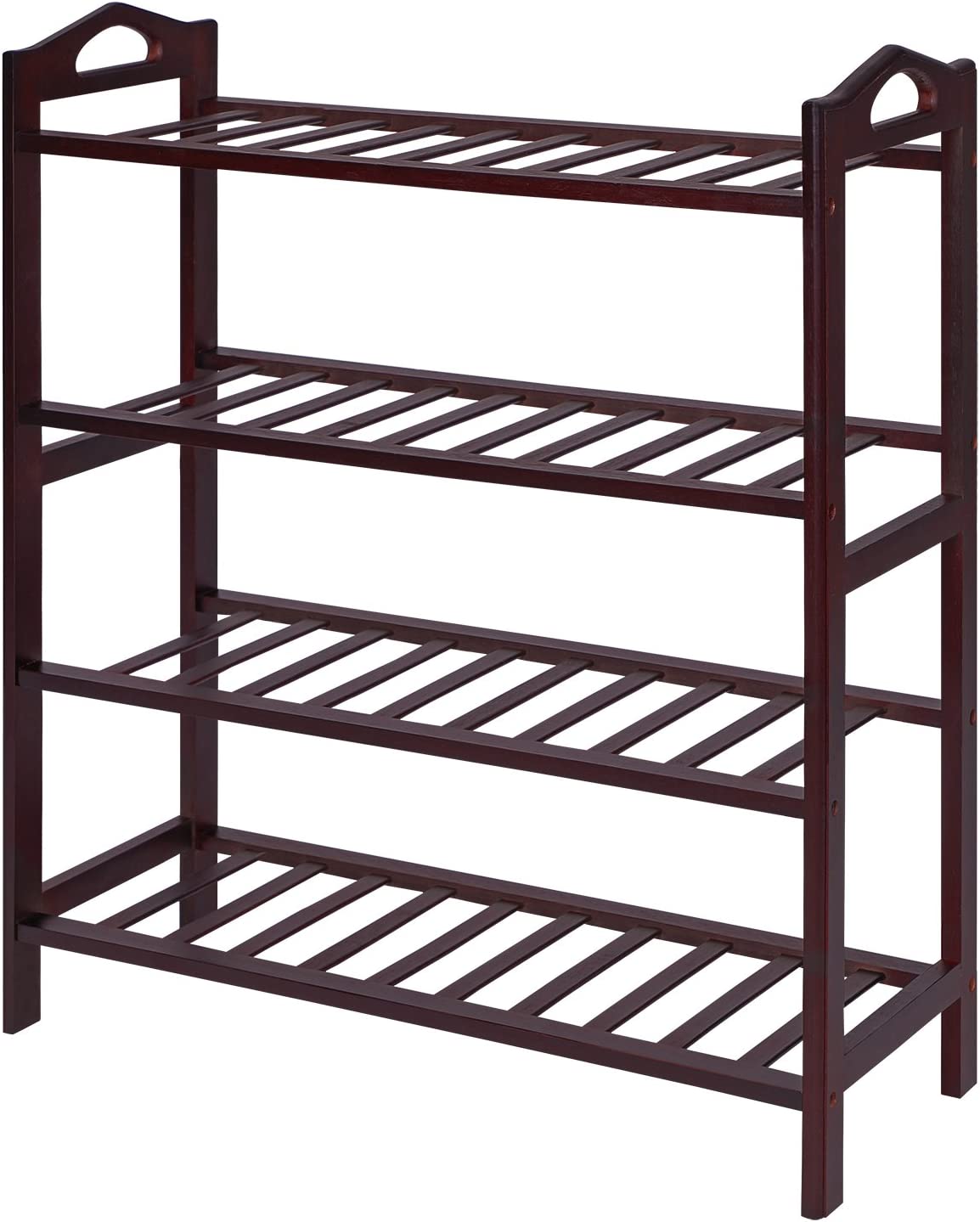 Wood Shoe Rack - 3/4/5 Shelf Multi-Purpose Storage Organizer