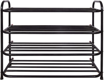 4-Layyer Shoe Rack Metal Iron Pipes