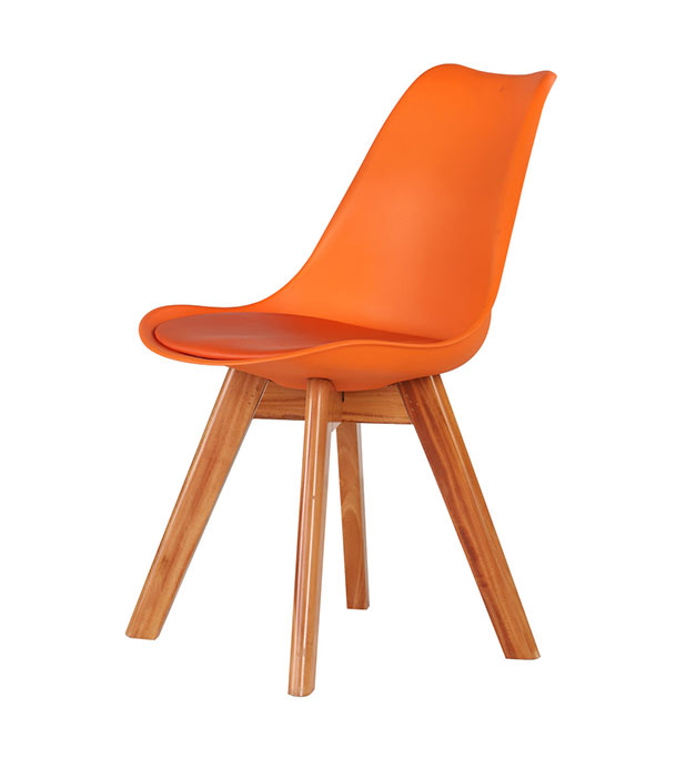 Modern Tulip Dining Chairs minimal design and soft cushioned seat it fits perfectly in dining areas, study corners, cafés, or modern living rooms