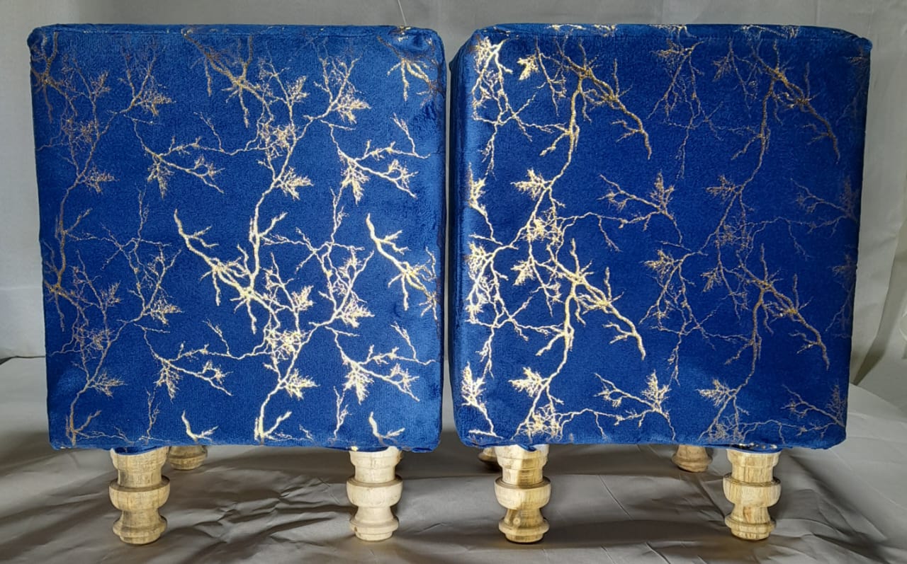 Ottoman Stool For Living Room Set Velvet Stool