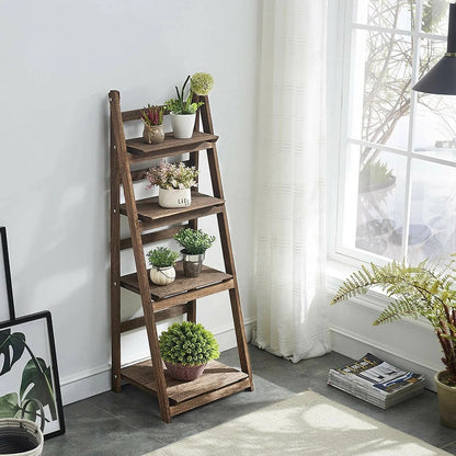 Ladder Wooden Foldable Plant Stand