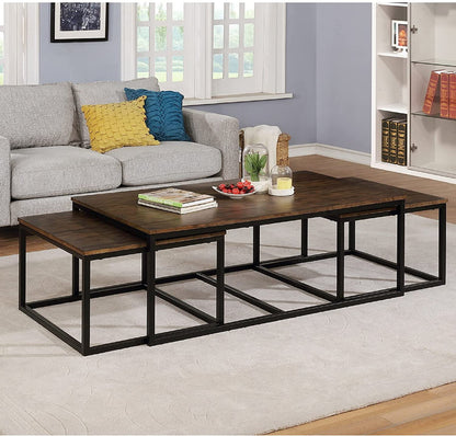 Hensley 3 Piece Coffee Table and Nesting Tables Set