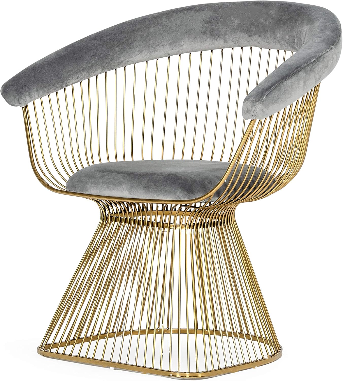 Modern Metal Dining Living Room Visitor Chair