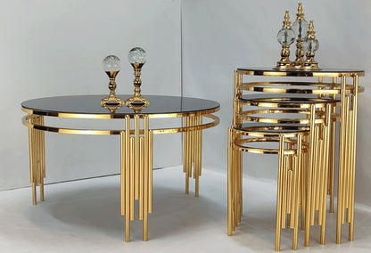 Round Center +  round Nesting Table Set (3 Pcs)