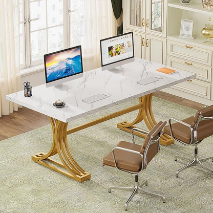"Computer Desk MetalCurve Professional Work Desk for Office, Study Room, Home Workspace, Professional Setup"