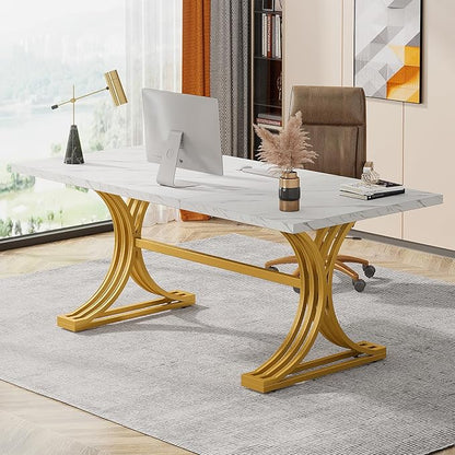 "Computer Desk MetalCurve Professional Work Desk for Office, Study Room, Home Workspace, Professional Setup"