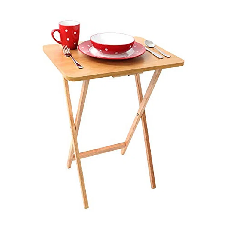 Wooden Folding Table Best For Laptop Study and Dining