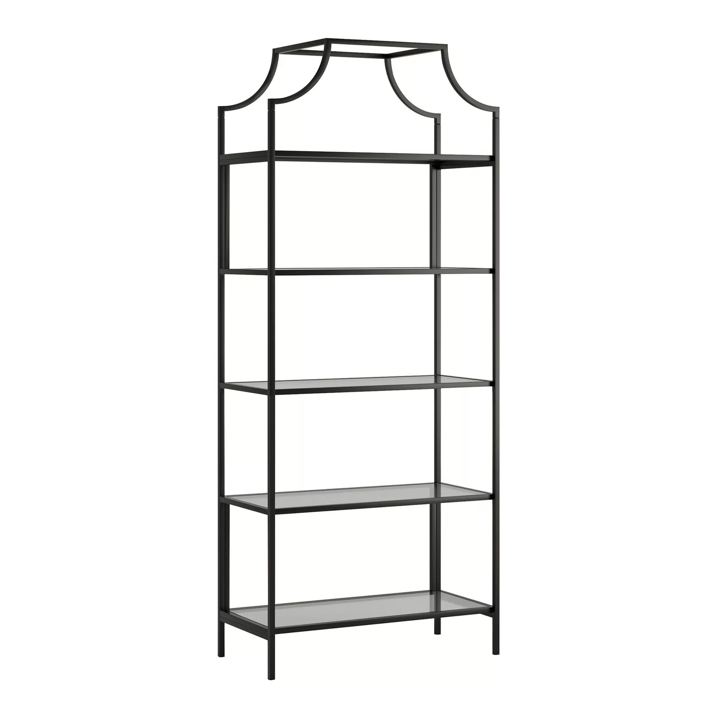 Metal Book Rack Elegant Look Design Side Corner Rack Bookcase For Budget Style