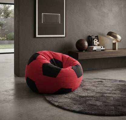 Maroon Football Bean Bag Chair | Premium Sports-Themed Seating for Gaming, Bedroom & Lounge