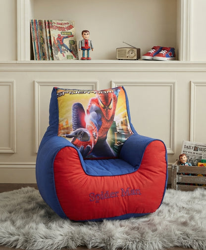 Spider-Man Bean Bag Chair for Boys | Soft & Comfortable Kids Bean Bag Sofa | Superhero-Themed Seating for Boys’ Bedroom & Playroom