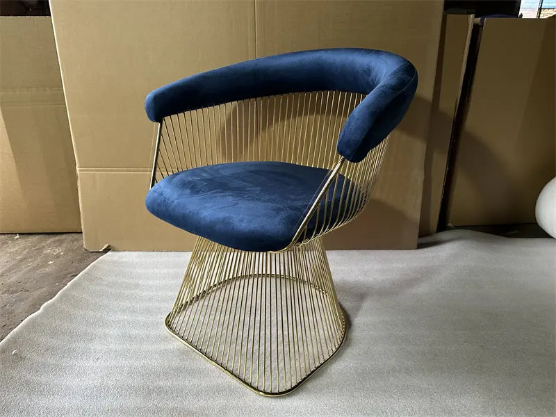 Modern Metal Dining Living Room Visitor Chair