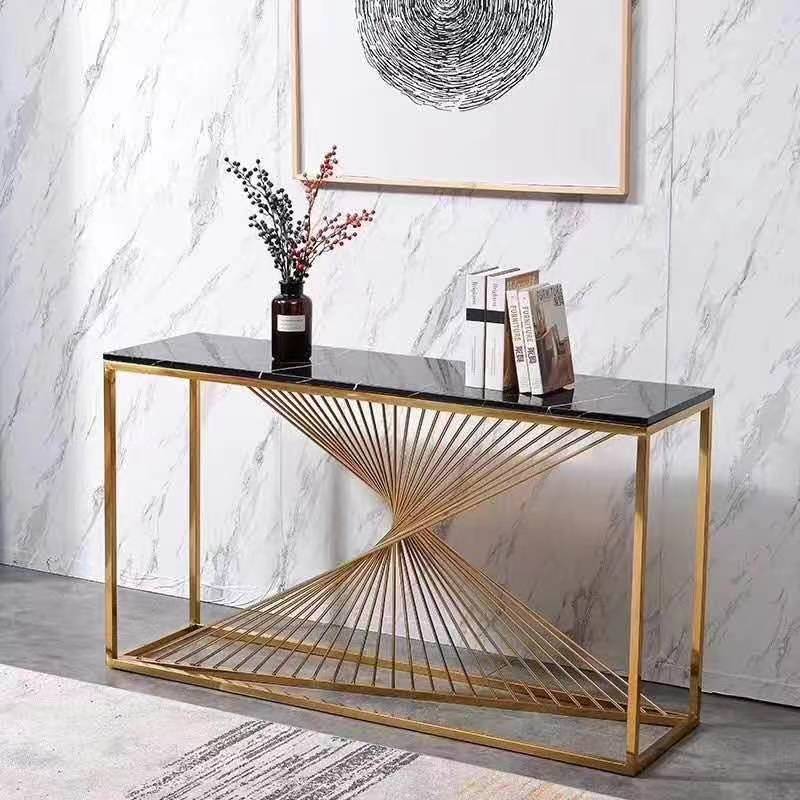 Luxury Marble Console Table Light table for Living Room