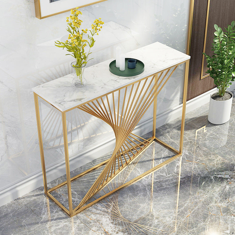 Luxury Marble Console Table Light table for Living Room