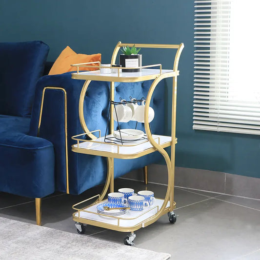 Serving Cart Kitchen Trolley For Household