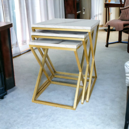 Luxury Space Saving Nesting Table for Living Room