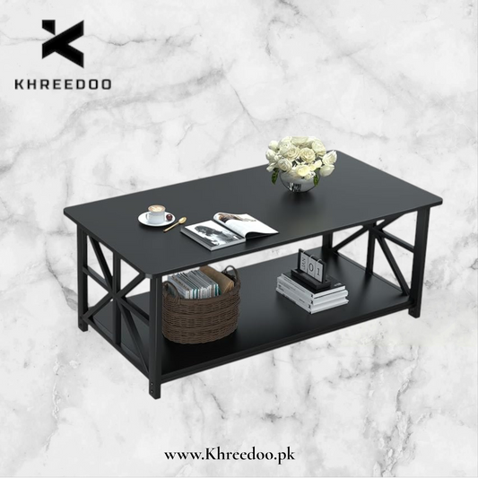Classic Wooden Marble texture sheet Center Tables – Compact, Stylish, and Multipurpose Tables for Homes, Guest Areas, and Workplaces, Designed with Durable Material,