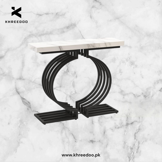 New Modern C Shape Console Table Premium Look & Desion & Decor Your Home