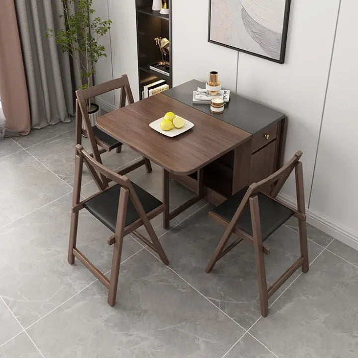 Folding Dinning Table With Chairs