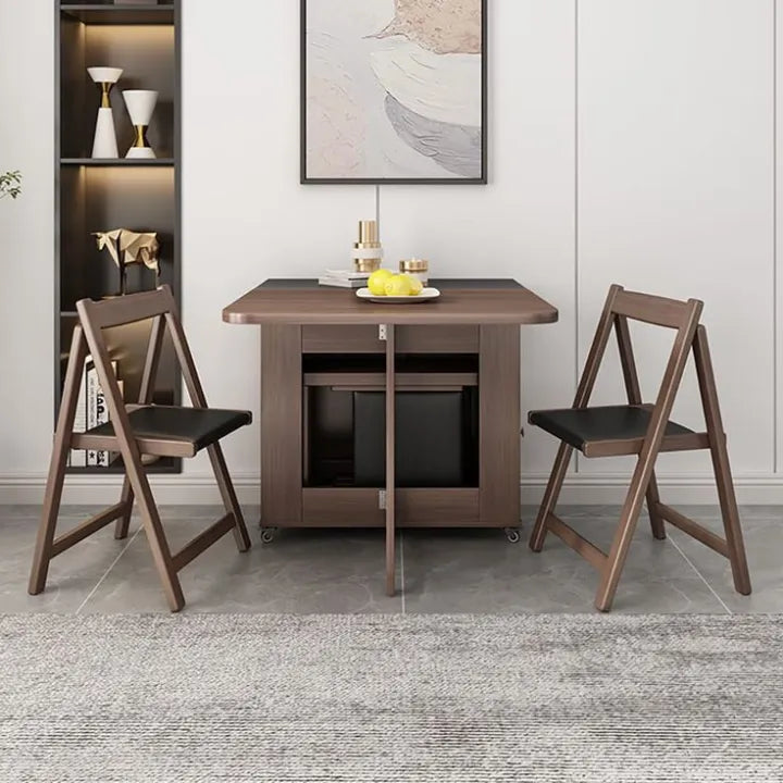 Folding Dinning Table With Chairs