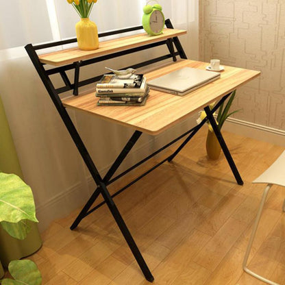 Double Layer Folding Computer Desk Laptop Table Multi Purpose Table