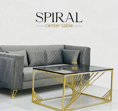 Spiral Shape Center Table Living Room Table