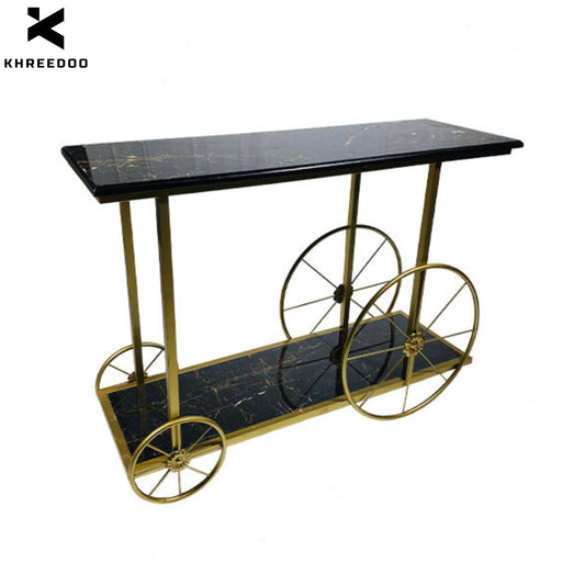 Trolley Style Console Table for hallway & entryway