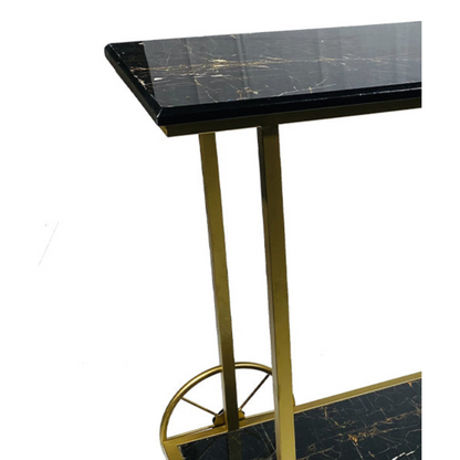 Trolley Style Console Table for hallway & entryway