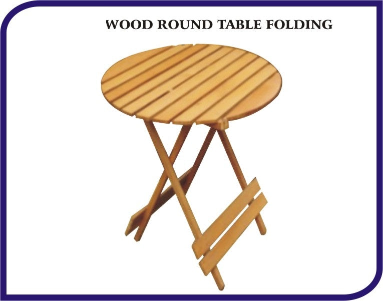 Wooden Table Folding Table Use To Garden