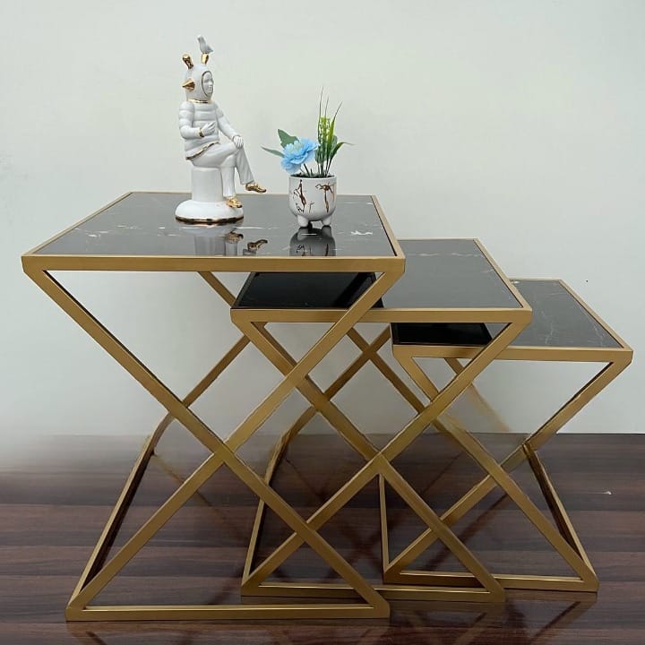 Luxury Space Saving Nesting Table for Living Room