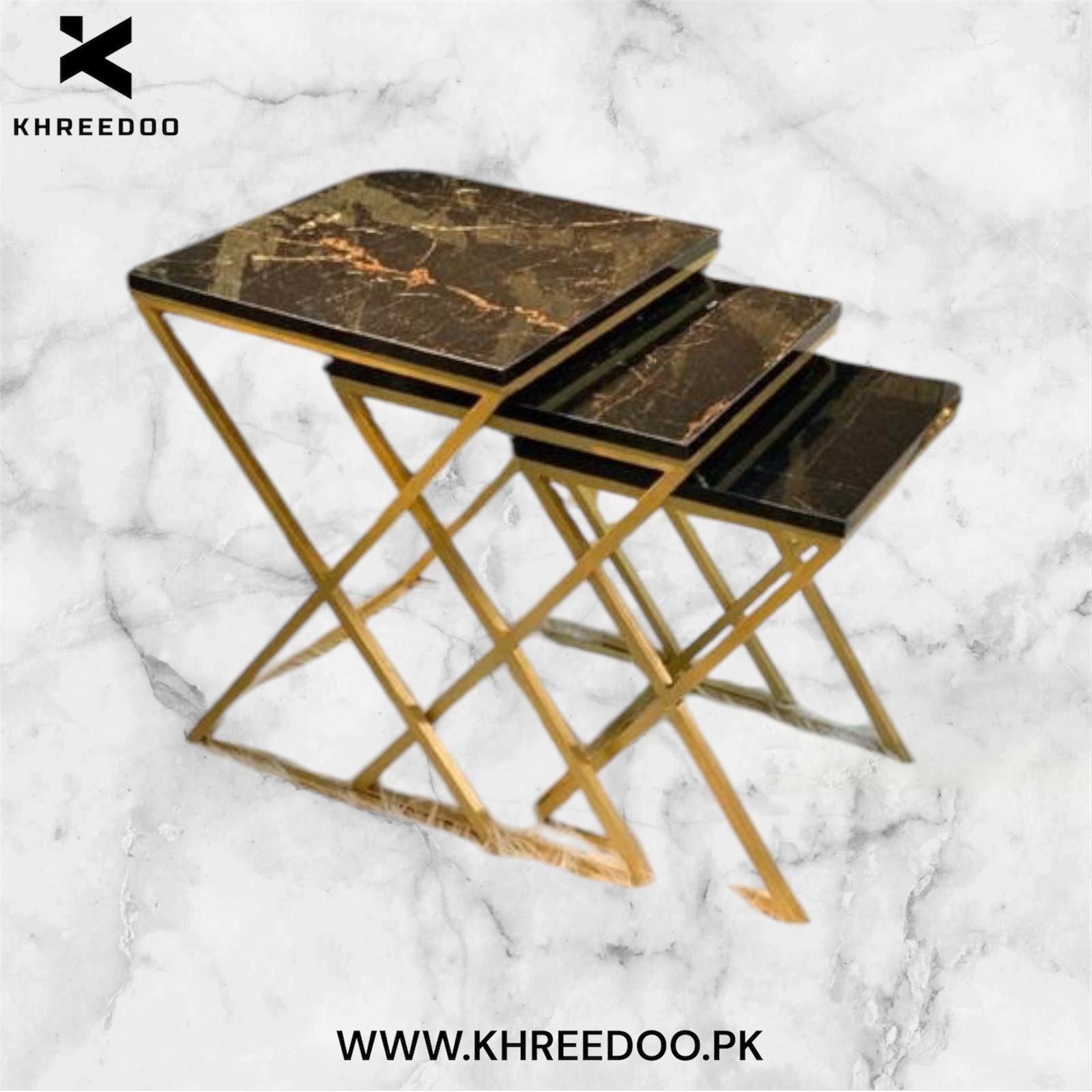 Peadar Stack Talee Luxurious Home Decor Stack Tables for Living Room – Khreedoo