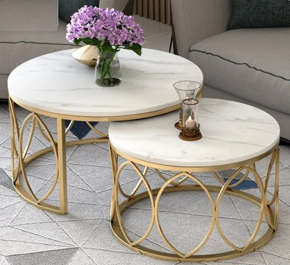 New Design 2 Tier Wooden Living Room Furniture Center Table