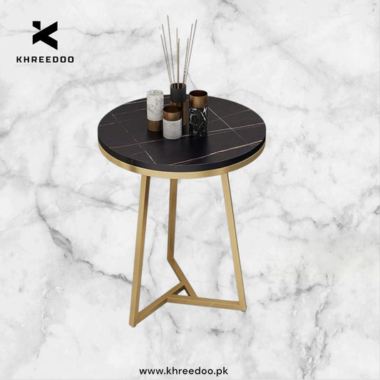 End Tables Sofa Laptop Side Table Round Coffee Table Mid Century Accent Table for Living Room Bedroom