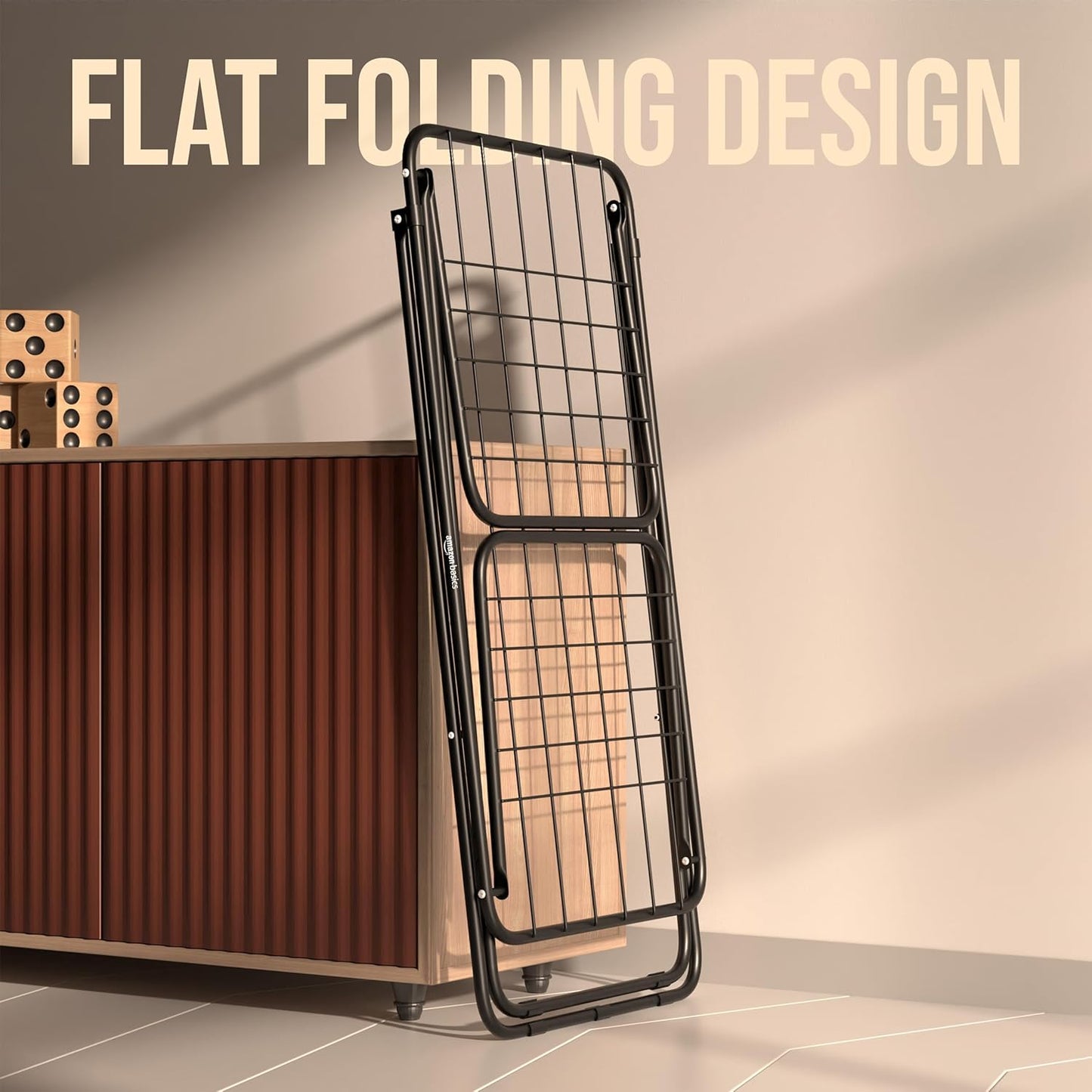 “Foldable Cloth Drying Stand – Lightweight, Weather-Resistant, Portable Laundry Rack with Strong Metal Frame for Indoor & Outdoor Use, Perfect for Clothes, Towels, and Daily Laundry Needs.”