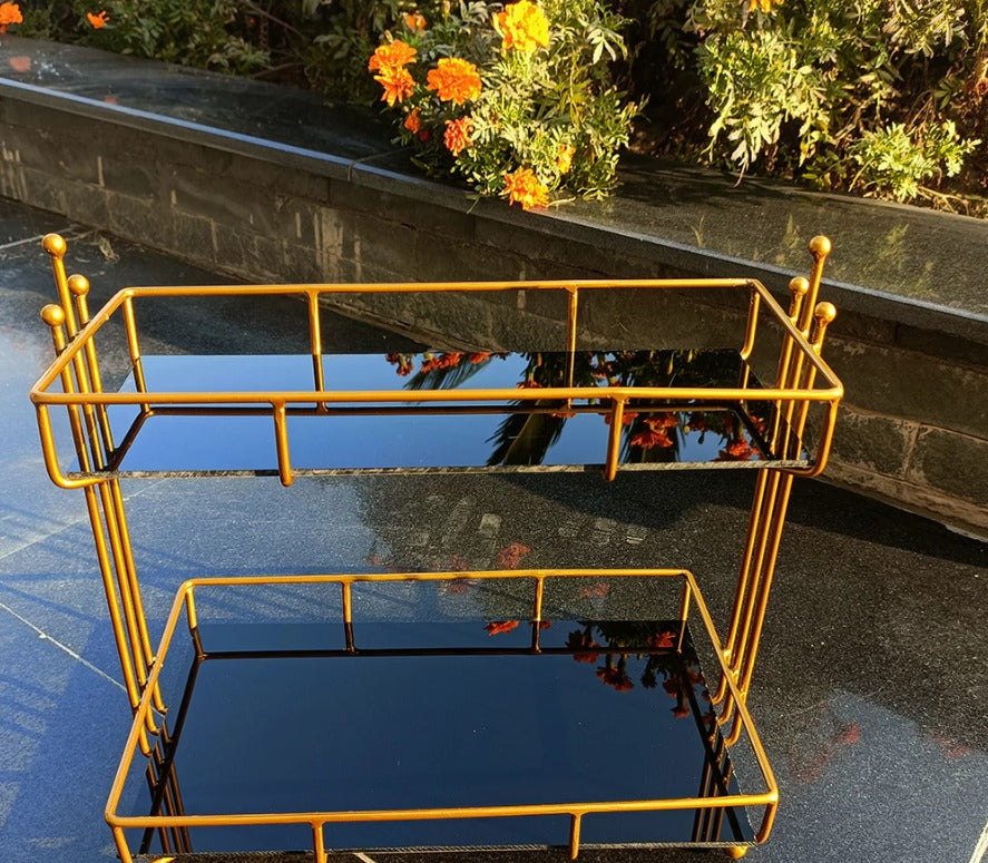 New Modern Stylish 2 Layer Makeup Organizer Cosmatic Rack