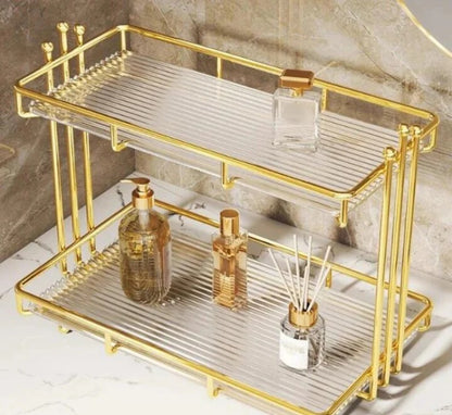 New Modern Stylish 2 Layer Makeup Organizer Cosmatic Rack