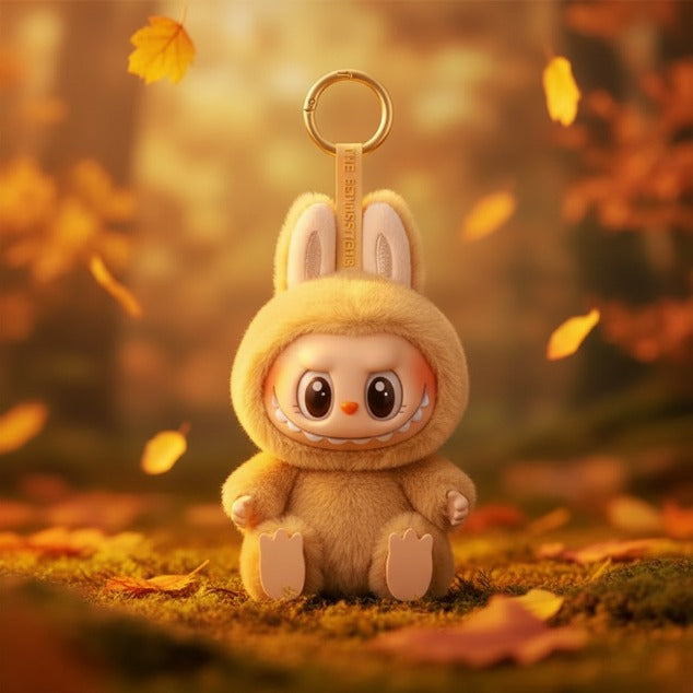 Labubu Multi Bunny Plush Keychain Soft Stuffed Doll Kawaii Rabbit Bag Charm Cute Toy Key Ring