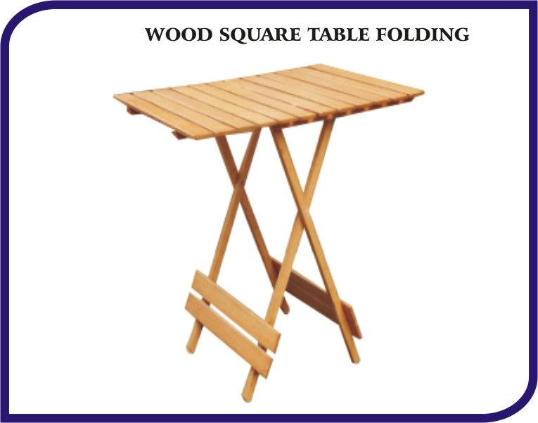 Wooden Table Folding Table Use To Garden