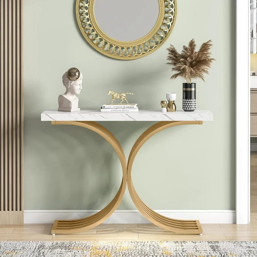 Half Ring Console Hallway Table Entres Table