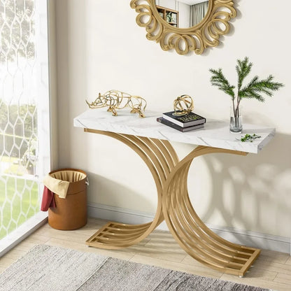 Half Ring Console Hallway Table Entres Table