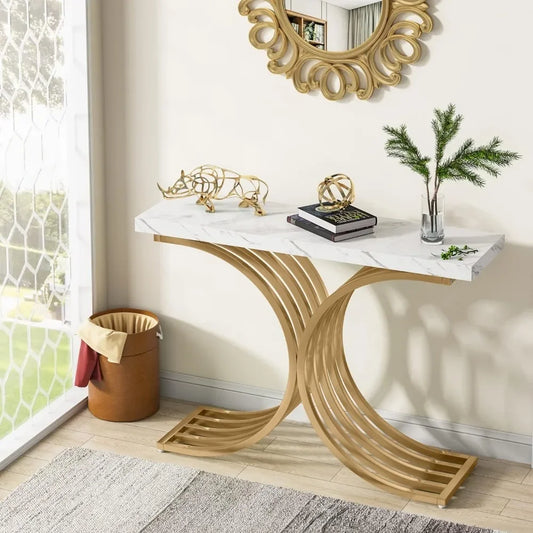 Half Ring Console Hallway Table Entres Table