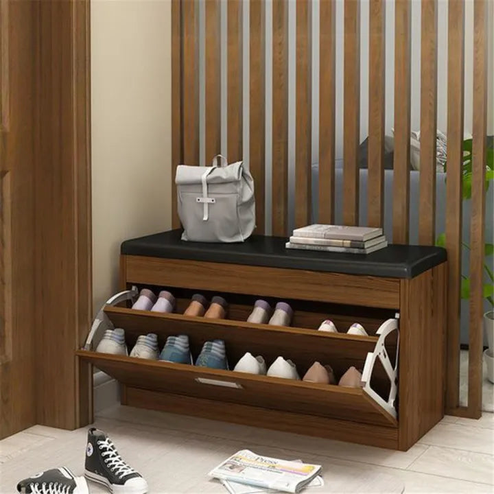 Shoe Rack Organizer Cabinet 3 Layers Pulldown