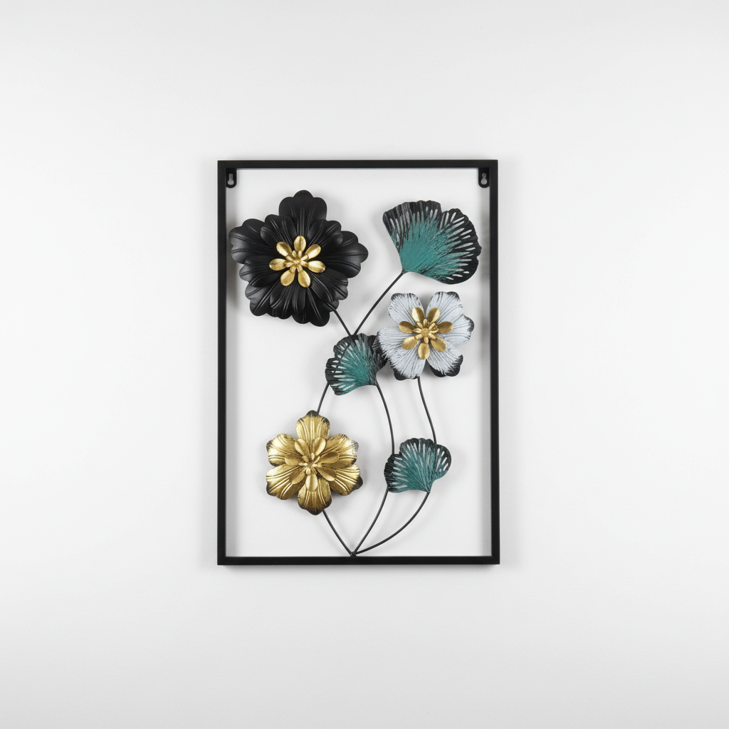 "Modern Botanica Metal Wall Decor- Luxury Home Art"
