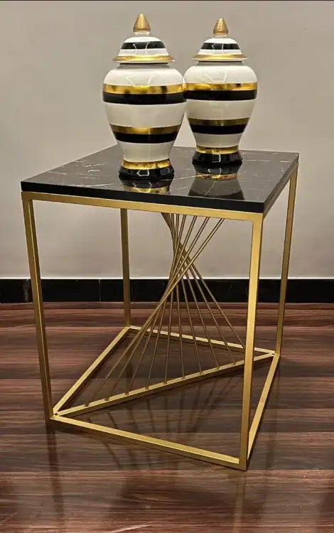 Center Cross Rod Table Sofa Side Table