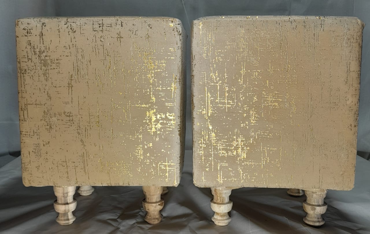 Ottoman Stool For Living Room Set Velvet Stool