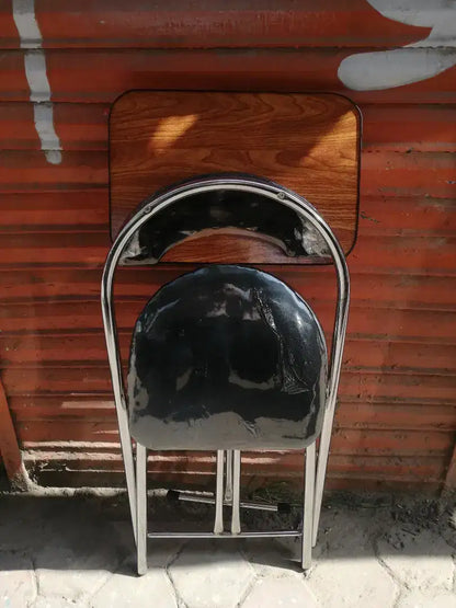 Namaz Desk - Folding & Fixed Wooden Top with Iron Frame