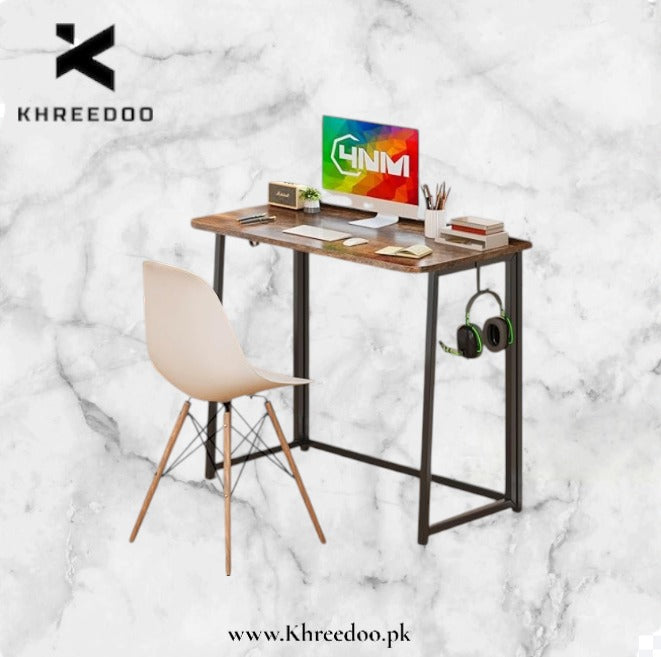SwiftFold Desk – Highlights the 3-step folding ease for offices and workspaces.