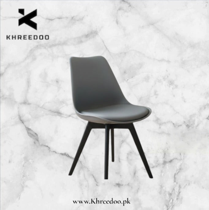 Modern Tulip Dining Chair – Premium Metal Legs | Soft Cushioned Seat | Perfect for Dining Areas, Study Corners, Cafés & Living Rooms