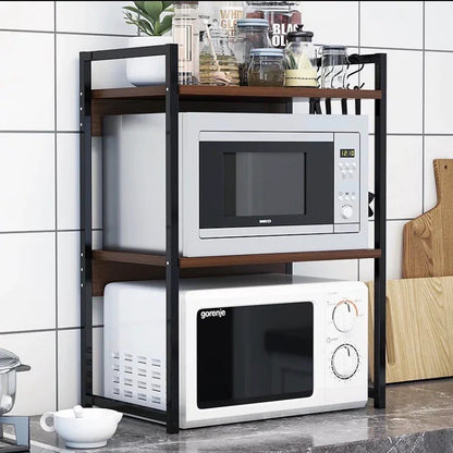 Modern Mini Kitchen Storage Rack - Large Load Capacity Oven