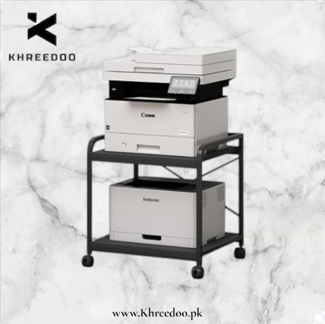 Modern Minimalist Wooden Computer Desk  Multi-Tier Organizer designed to bring both style and practicality into your workspace.