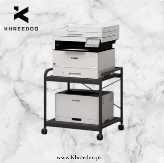 Modern Minimalist Wooden Computer Desk  Multi-Tier Organizer designed to bring both style and practicality into your workspace.